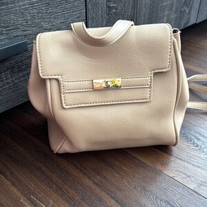 Urban Expressions Tan Backpack with Minimalist Design